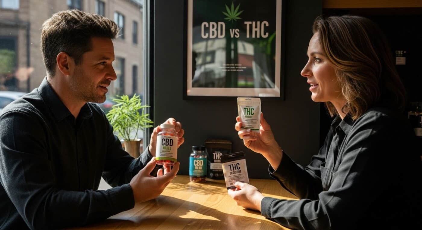 cbd vs thc gummies