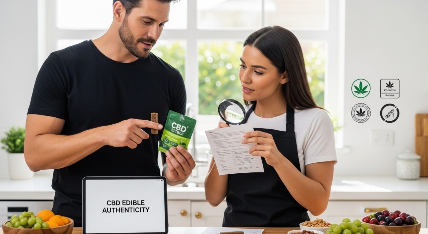 CBD edible authenticity, real people, verification