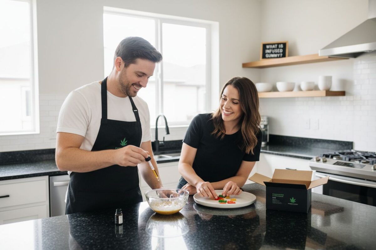 infused gummy cannabis edibles